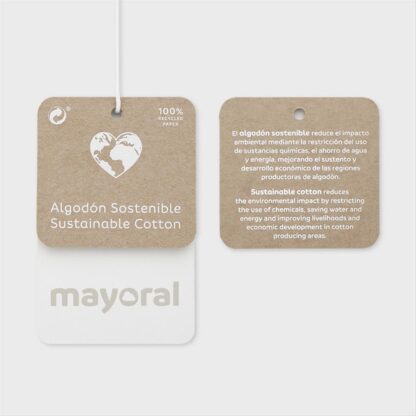 Mayoral Μπλούζα κοντομάνικη μεταξοτυπία Εκρού 21-03019-028