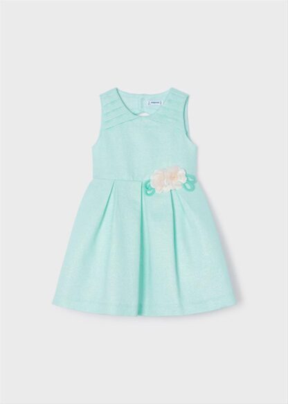 MAYORAL Φόρεμα με απλικέ λουλούδι κορίτσι Γαλάζιο 23-03914-074