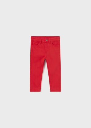 MAYORAL Παντελόνι slim fit από βιώσιμο βαμβάκι baby Κόκκινο 23-00506-036