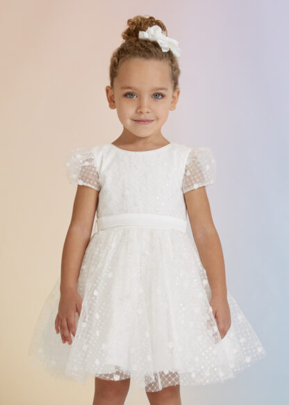 ABEL & LULA Φόρεμα τούλι πούλιες Λευκό 23-05023-042