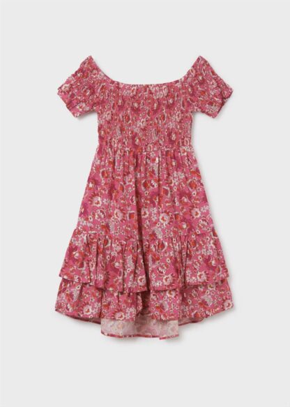 MAYORAL Φόρεμα πλέξη σφιγγοφωλιά φουξια σκο 23-06928-002