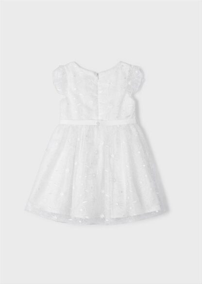 MAYORAL Φόρεμα με κεντημένο σχέδιο κορίτσι Λευκό 23-03911-014