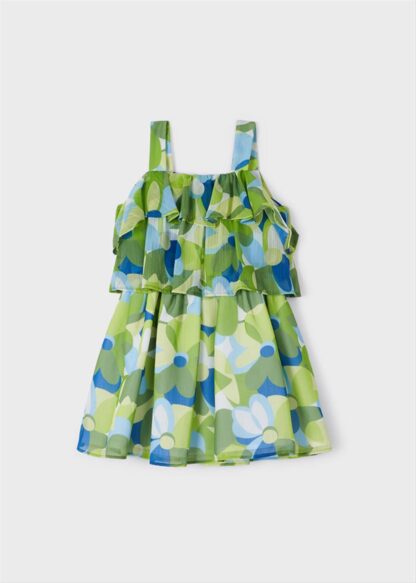 MAYORAL Φόρεμα τιράντες σταμπωτό γάζα κορίτσι λαιμ 23-03940-010