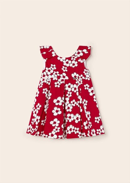 MAYORAL Φόρεμα σατέν σταμπωτό Κόκκινο 23-01957-080