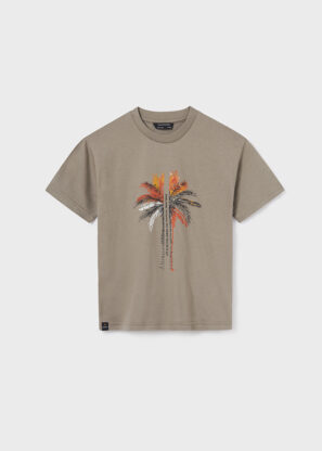 MAYORAL Μπλούζα κοντομάνικη "palm trees" Γκρί σκούρο 23-06079-061