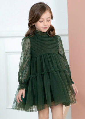 ABEL & LULA Φόρεμα τούλι Πράσινο 13-24-05542-006