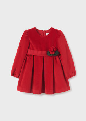 ABEL & LULA Φόρεμα βελούδινο Κόκκινο 13-24-05509-080